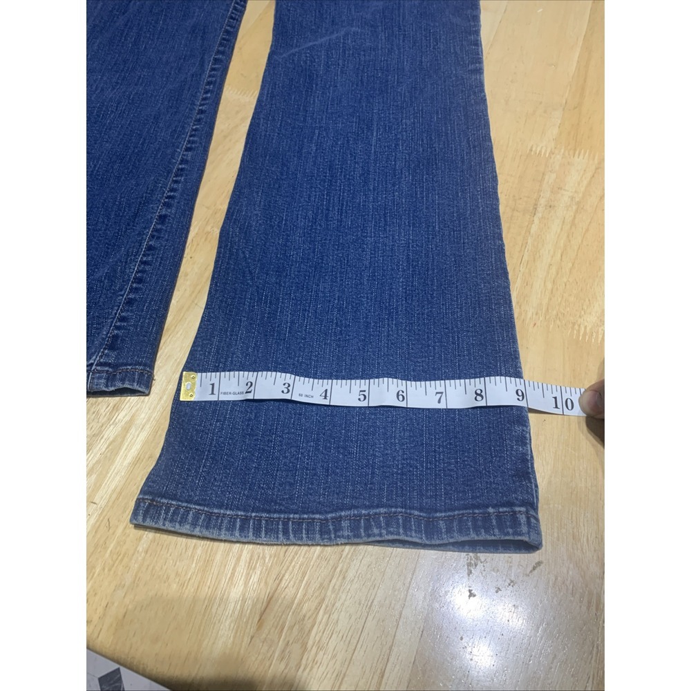 Levi's Perfectly Slimming Boot Cut 512 Jeans Women's 12M Blue Mid Rise - Picture 9 of 12